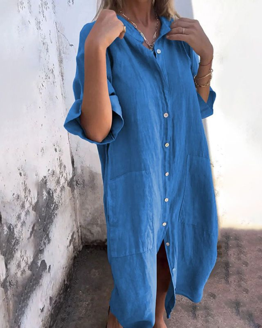 Meiva | Women's Shirt Long Maxi Dress