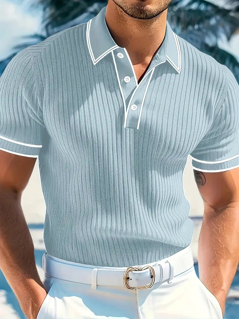 Emilio | Men's Custom Ribbed Polo
