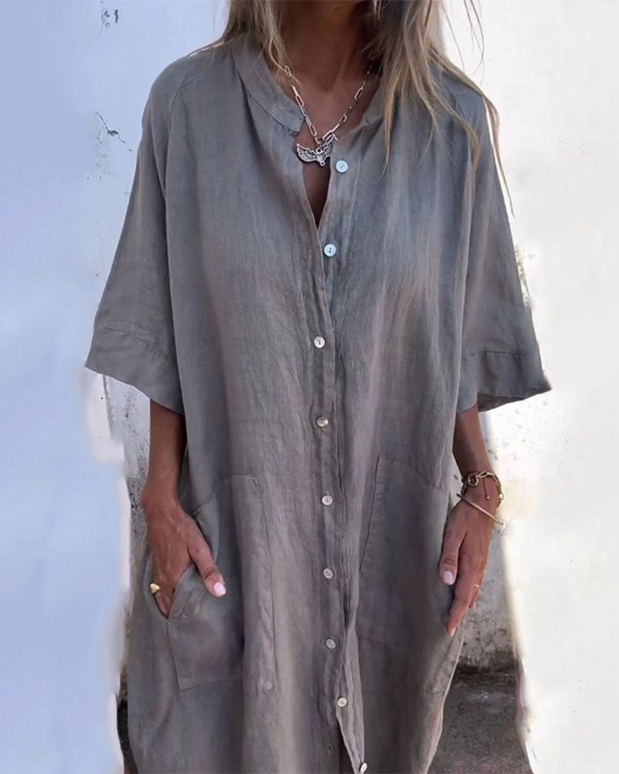 Meiva | Women's Shirt Long Maxi Dress