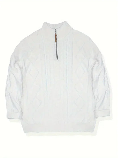 Men's Relaxed Brit & Boho | Blend Quarter Zip