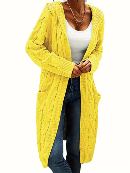 Navya | Longline Relaxed Women’s Casual Cardigan with Pockets
