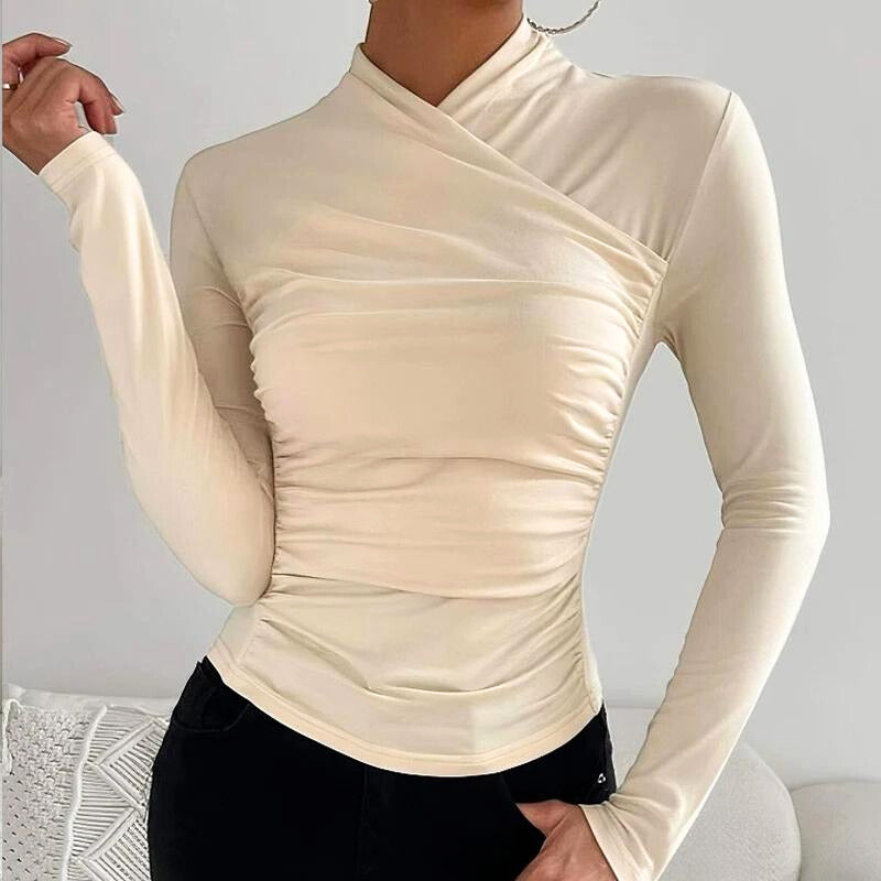 Jane | Women's Relaxed Classic Cross-Neck Top