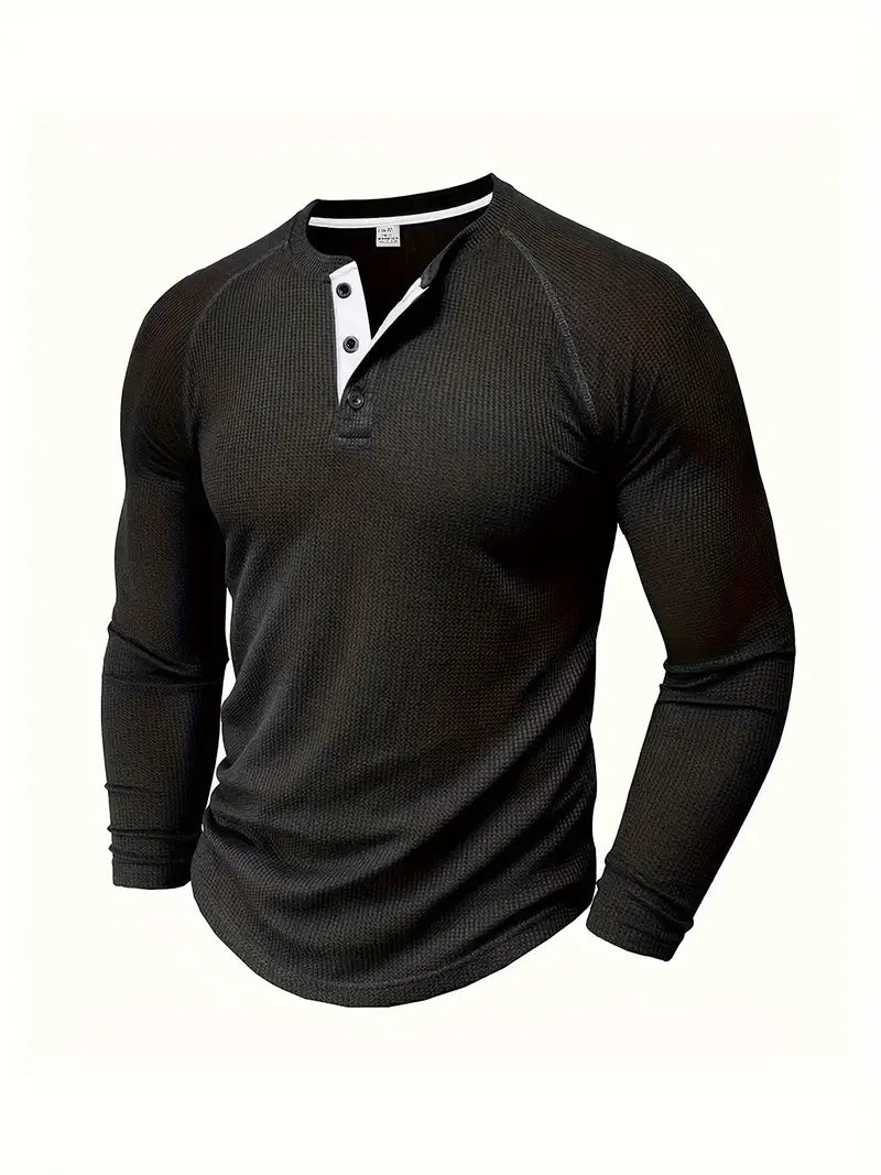 Chad | Men's Relaxed Henley Shirt