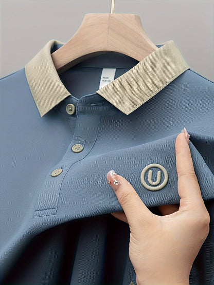 Finn | Men's Embroidered Short-Sleeved Polo Shirt