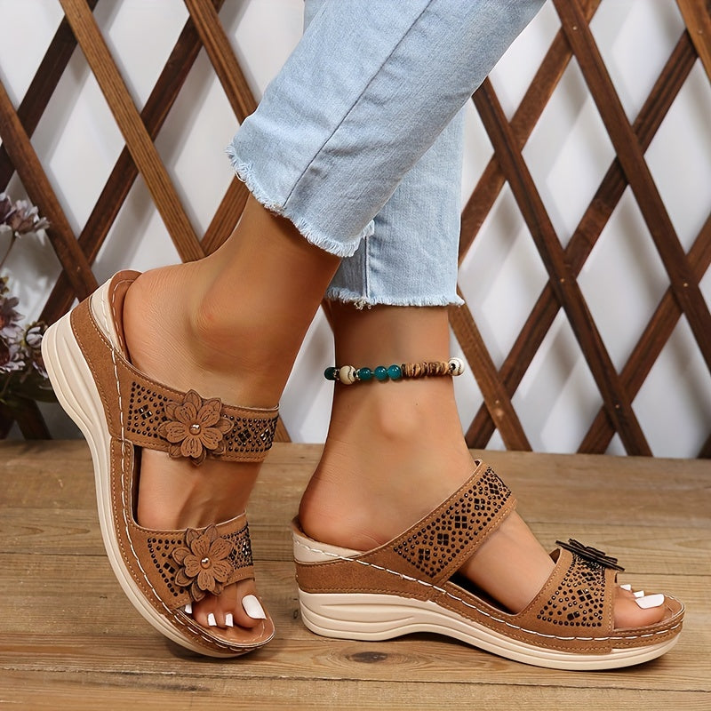 Women's Delor Floral Wedge Sandal