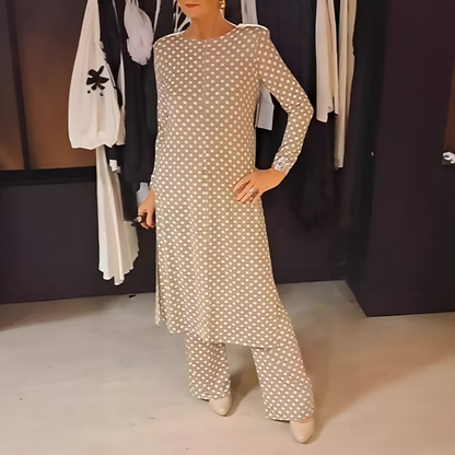 Marcella | Women's Relaxed Polka Dot Chic Set