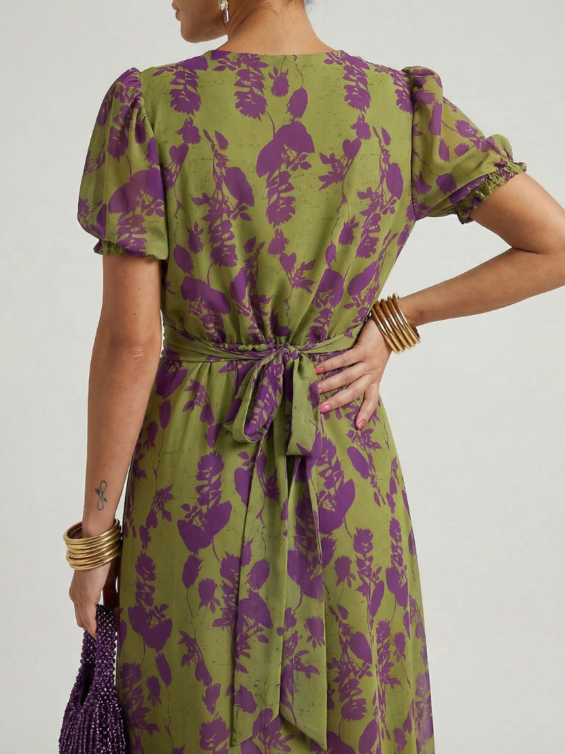 Virel | Women's Relaxed Floral Midi Dress