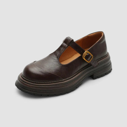 Lyxandra | Women's Cushioned Buckle Orthopedic Mary Jane Shoes with Arch Support
