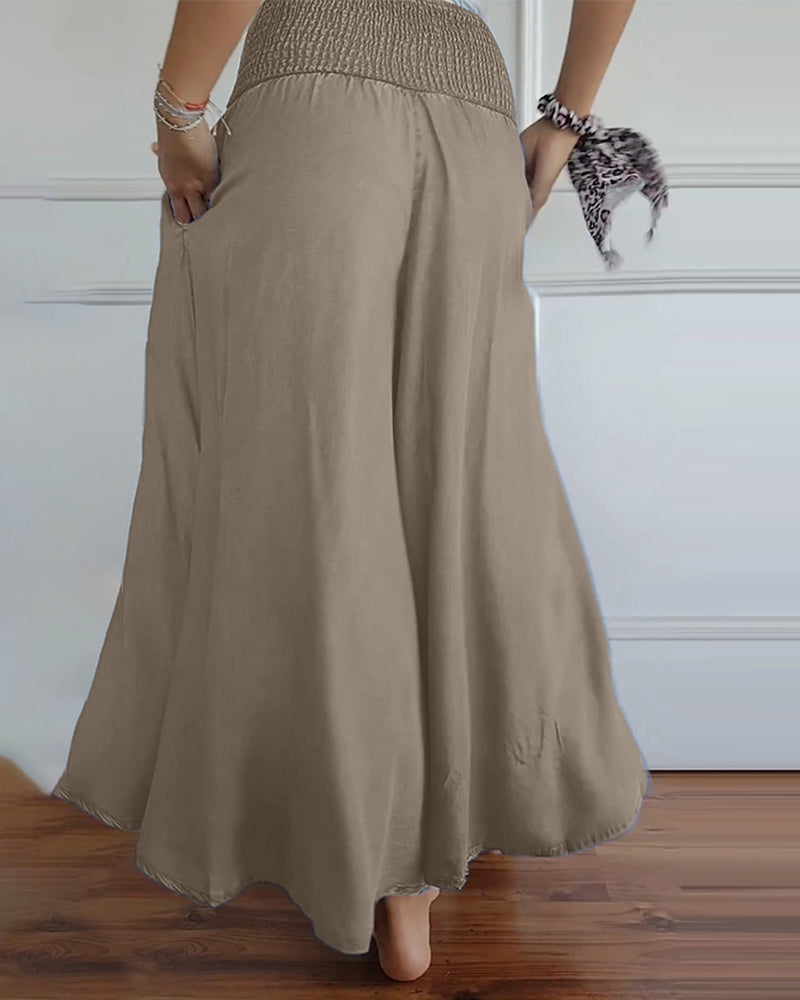 Irene | Women's Comfy Wide-Leg Trousers