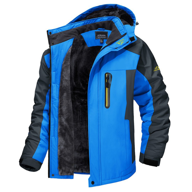 Men's Winter Outdoor Jacket with Pockets