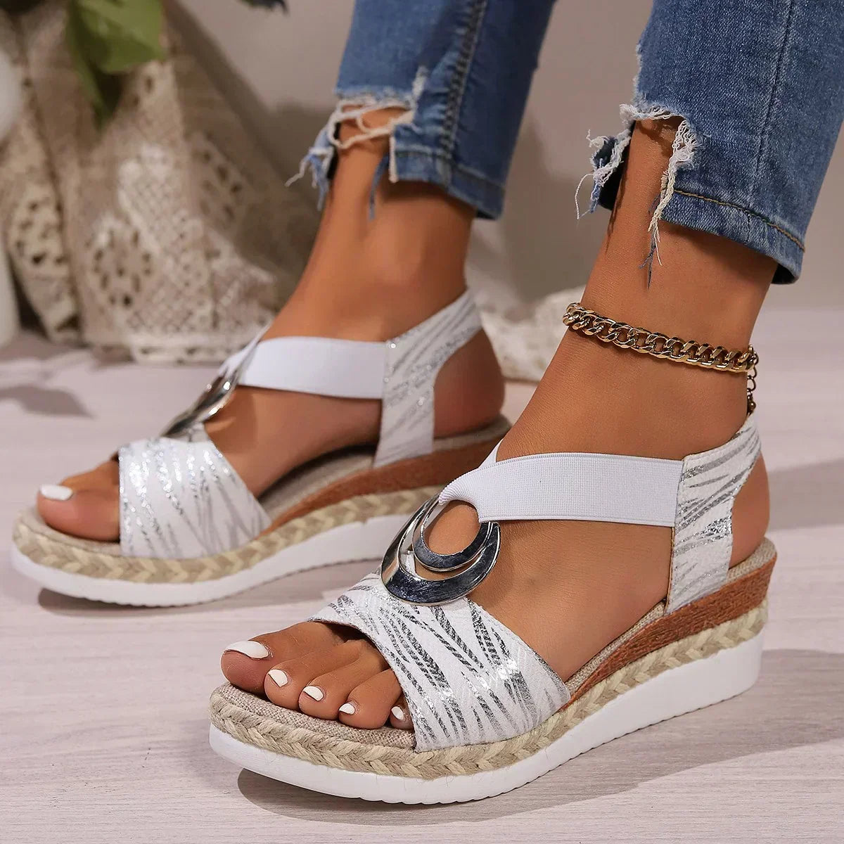 Kayla | Women's Slip-Resistant Open-Toe Orthopedic Sandals