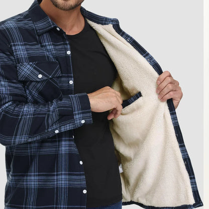 Matteo | Checked Hybrid Jacket with Pockets