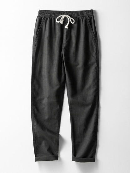 Men's Button-Up Shirt and Straight Leg Trousers in Blend