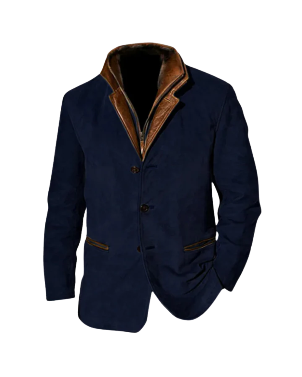 Men's Vintage Jacket with Long Sleeve
