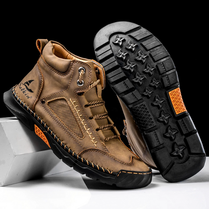 Moritz | Men's Orthopedic Lace-Up High Top Shoes with Arch Support