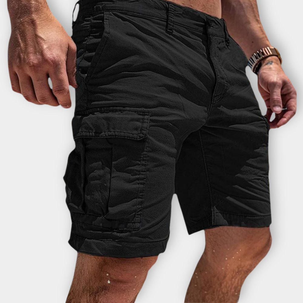 Tharnulf | Men's Cargo Shorts with Flap Pockets