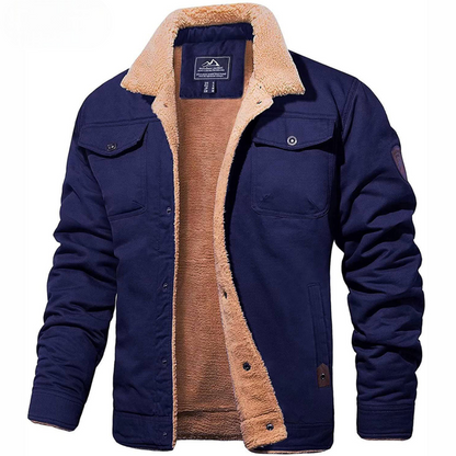 Evander | Men's Luxe Cargo Jacket with Long Sleeve