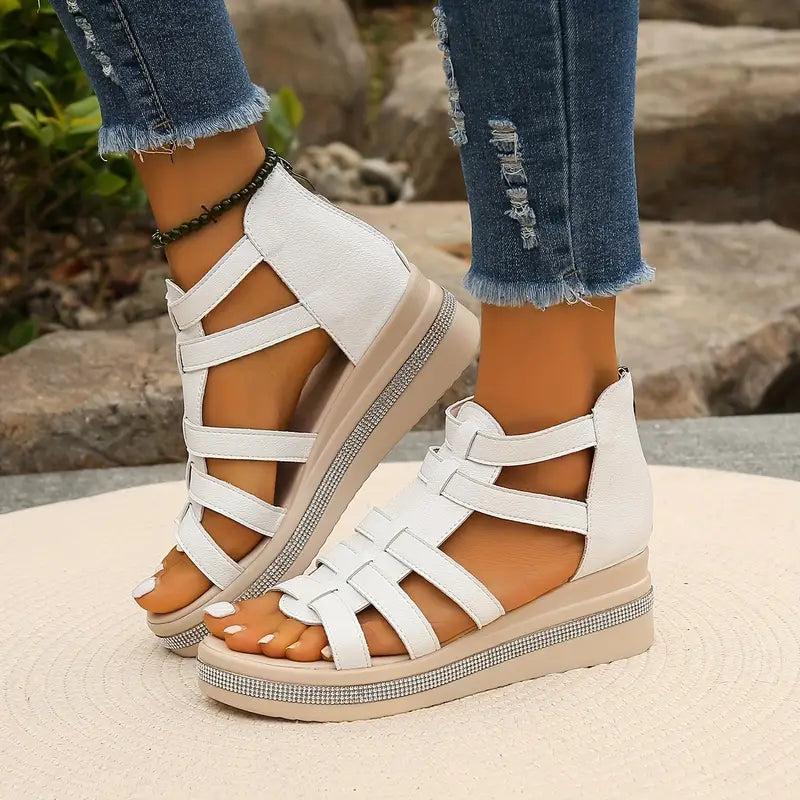 Neri | Women's Cushioned Open-Toe Elegant Orthopedic Sandals