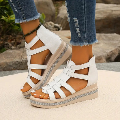 Neri | Women's Cushioned Open-Toe Elegant Orthopedic Sandals
