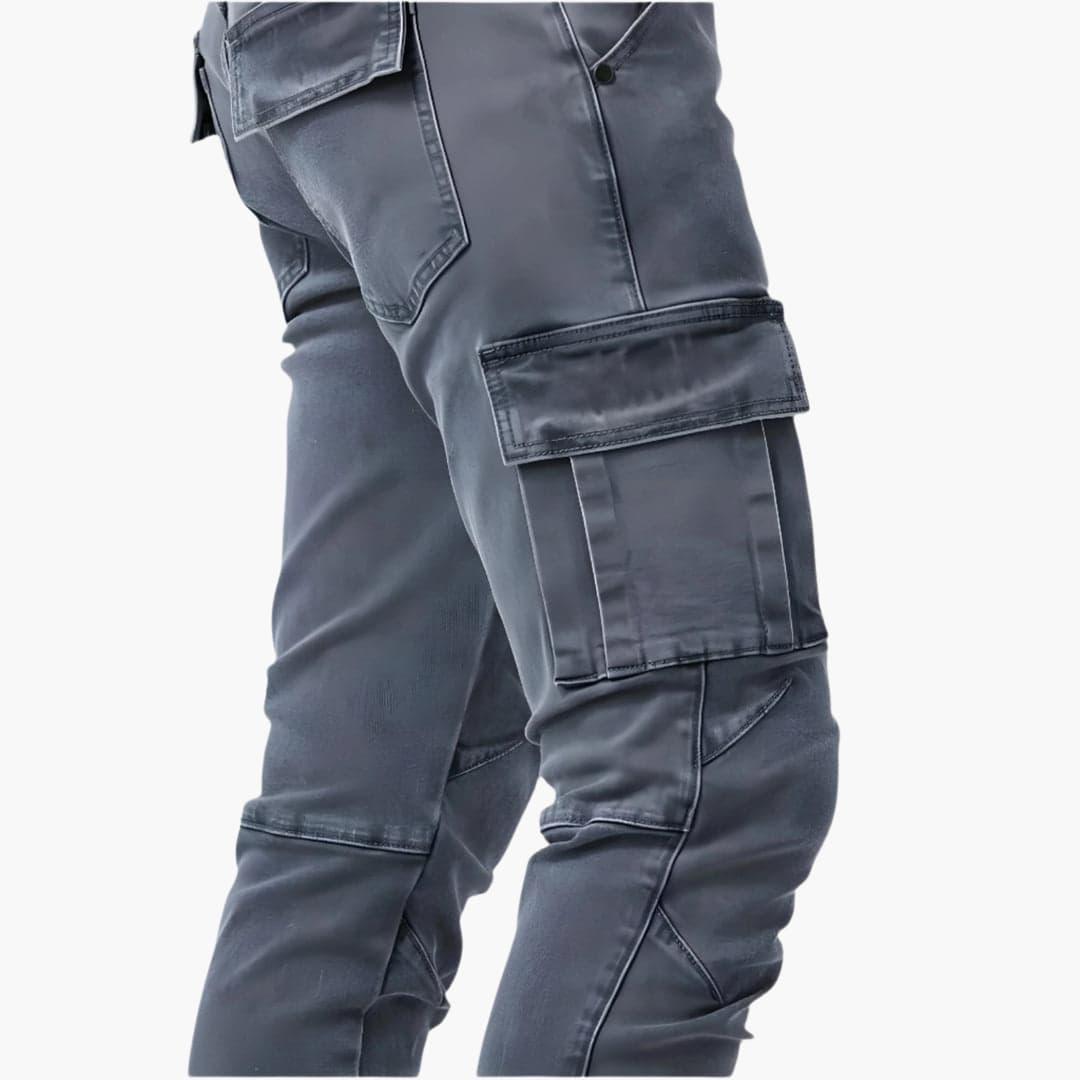 Samuel | Men's Stretch Cargo Trousers with Pockets