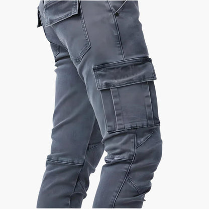 Samuel | Men's Stretch Cargo Trousers with Pockets