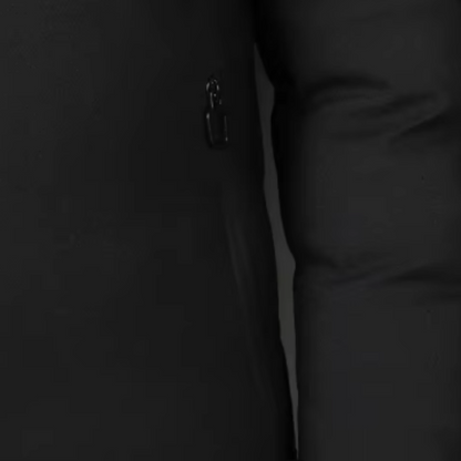 Elegant Long Men's Jacket with Long Sleeve