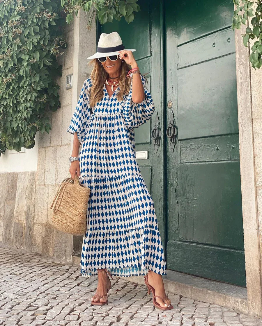 Elin | Women's Boho Maxi Dress