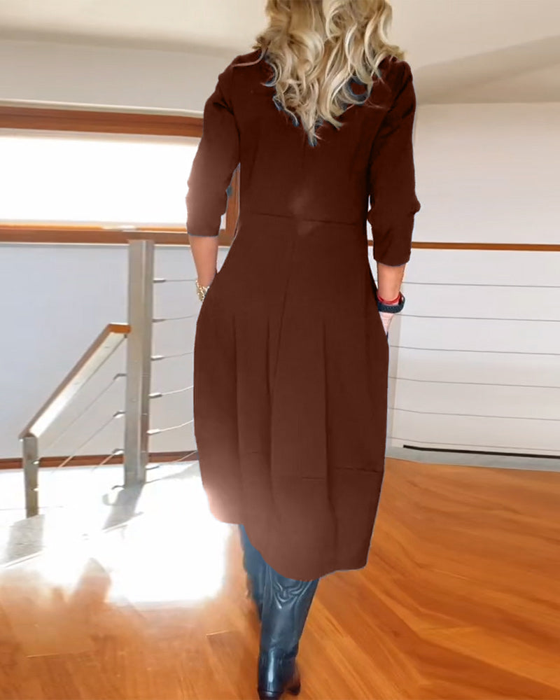 Sara | Women's Chic and Cozy Midi Dress