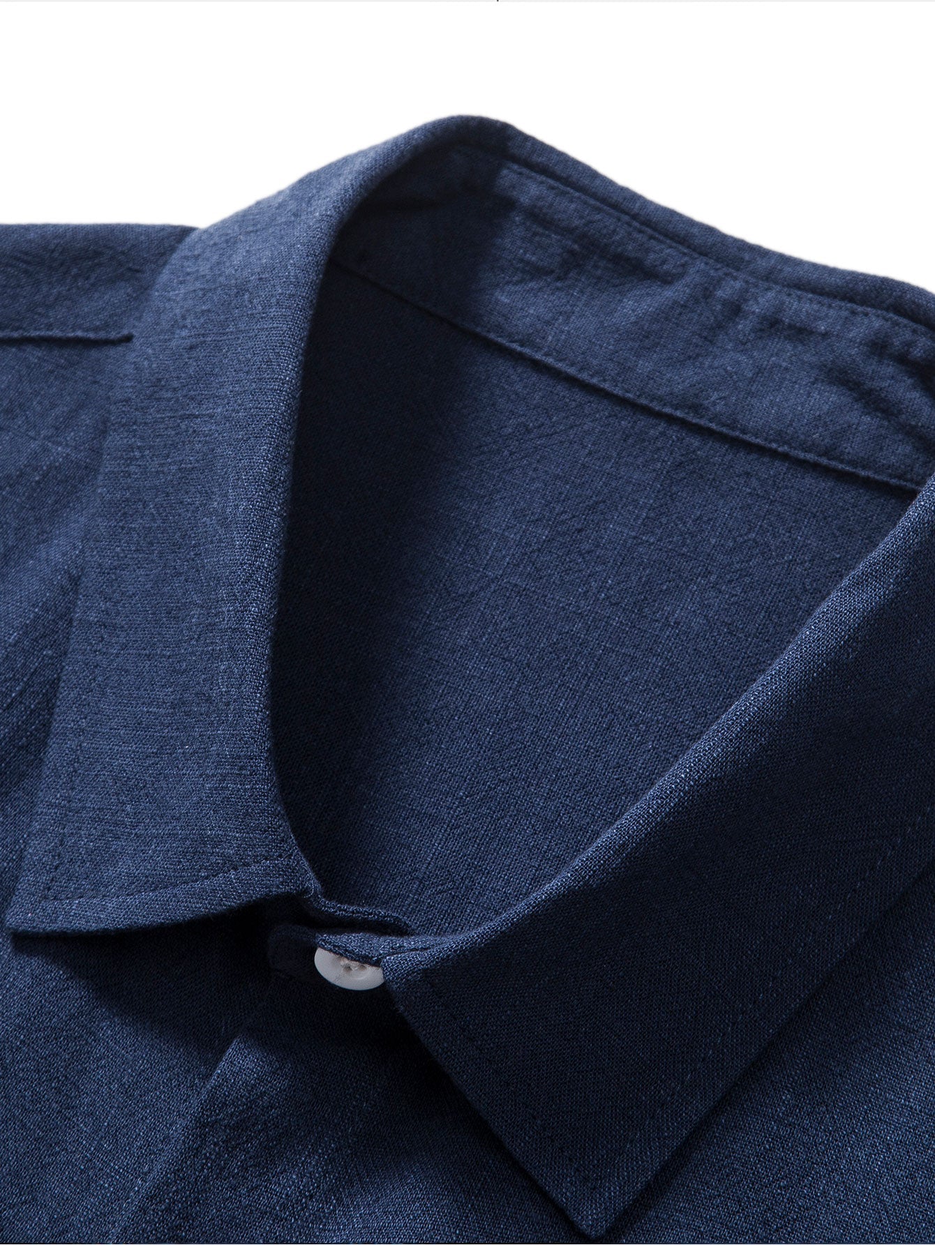 Men's Button-Up Shirt and Straight Leg Trousers in Blend