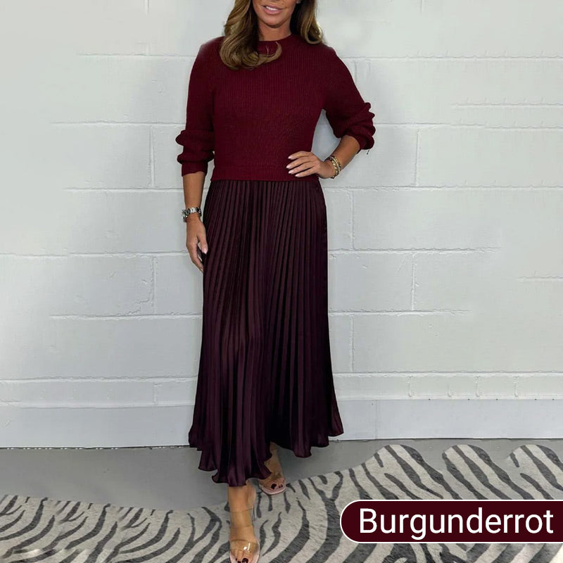 Sophie | Women's Elegant Pleated Midi Dress