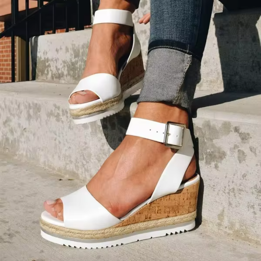 Cassandra | Women's Open-Toe Stylish Wedge Sandals