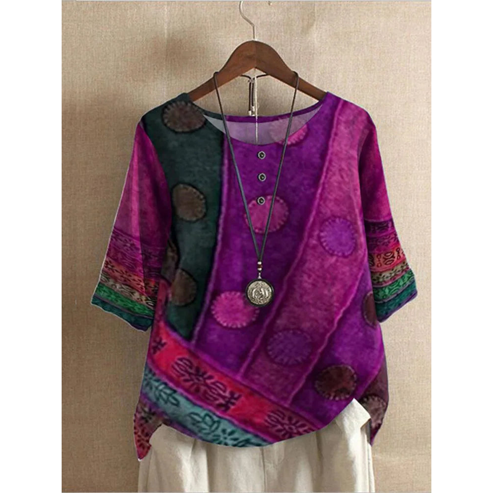 Valarie | Women's Colourful Bohemian Top