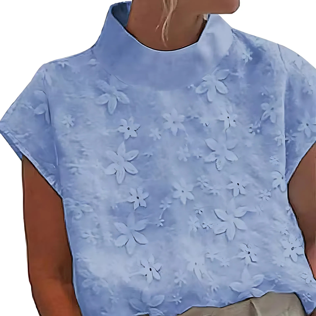 Doutzen | Women's Trim Half-Sleeve Blouse