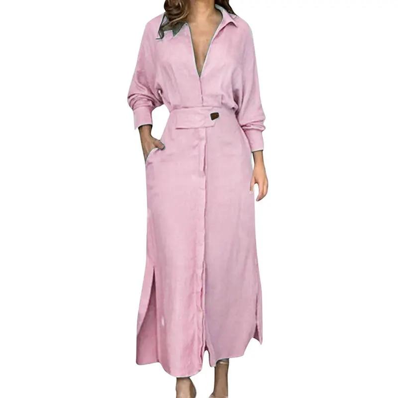 Jeanette | Women's V-Neck Maxi Dress
