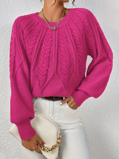 Jane | Women's Relaxed Elegant Long Sleeved Pullover Jumper