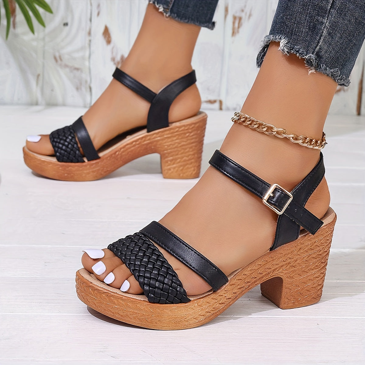 Women's Haven Braided Heel Sandals