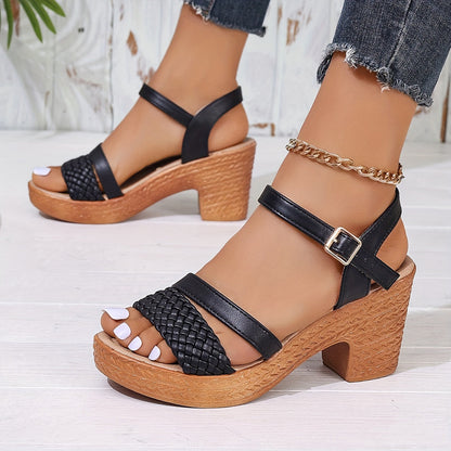 Women's Haven Braided Heel Sandals