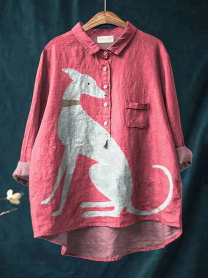 Daisy | Longline Dog Art Shirt