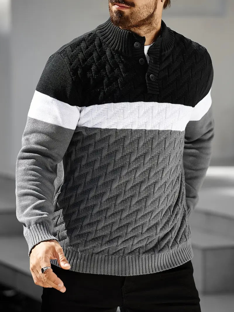 Men's Brit & Boho | The Atlas Henley Jumper