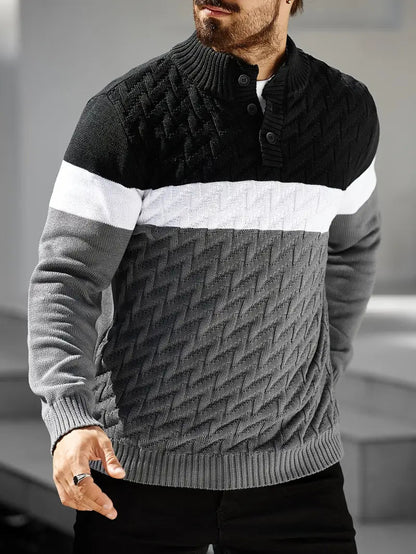 Men's Brit & Boho | The Atlas Henley Jumper