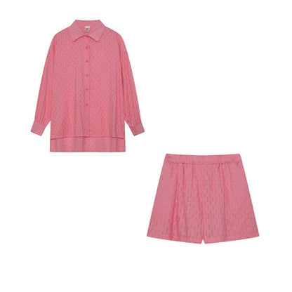Maud | Women's Longline Stylish Shirt & Shorts Set