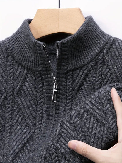 Men's Brit & Boho | The Everest Cable Jumper