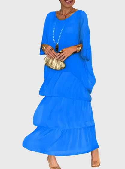 Susan | Women's Elegant Long Flowing Maxi Dress