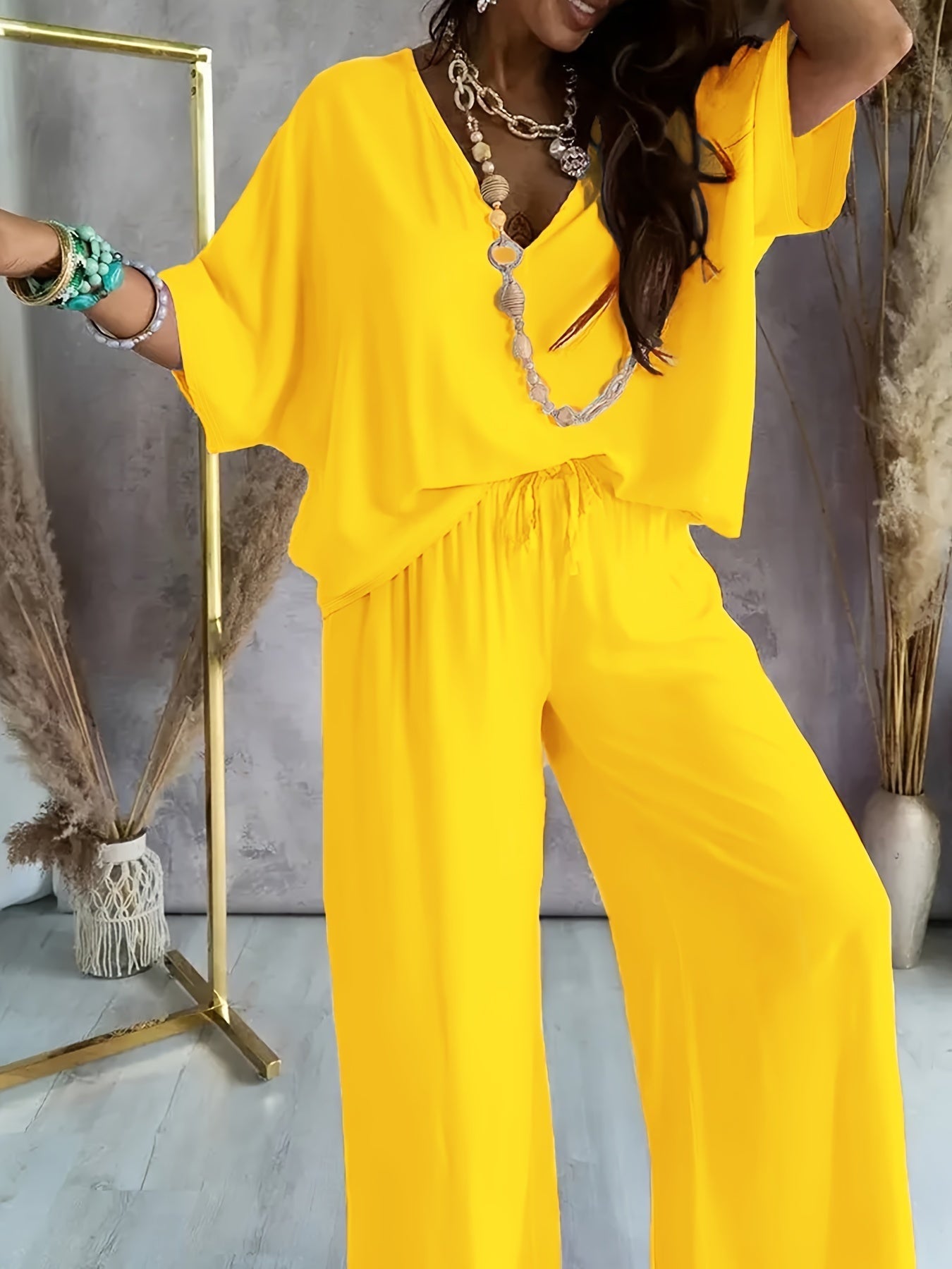 Farah | Stylish Solid Colour Women's Two Piece Set