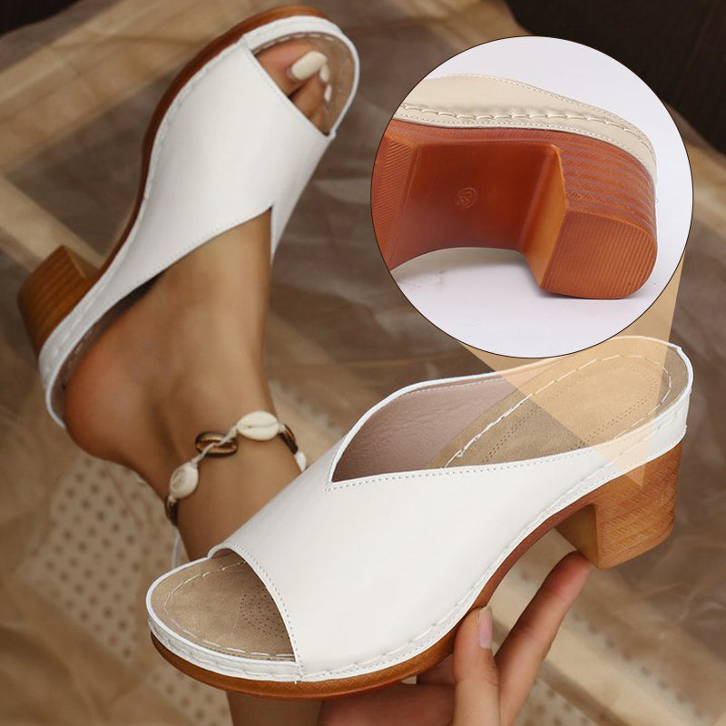 Nadia | Women's Cushioned Slip-On Elegant Orthopedic Sandals with Arch Support