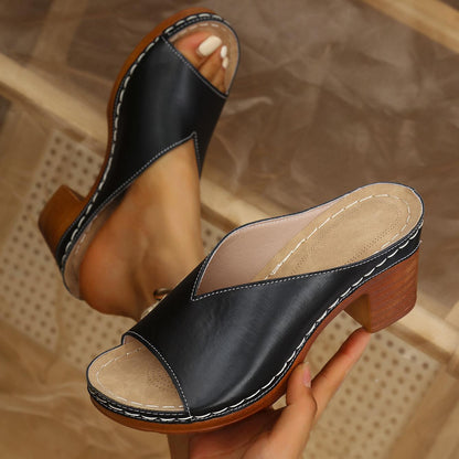 Nadia | Women's Cushioned Slip-On Elegant Orthopedic Sandals with Arch Support