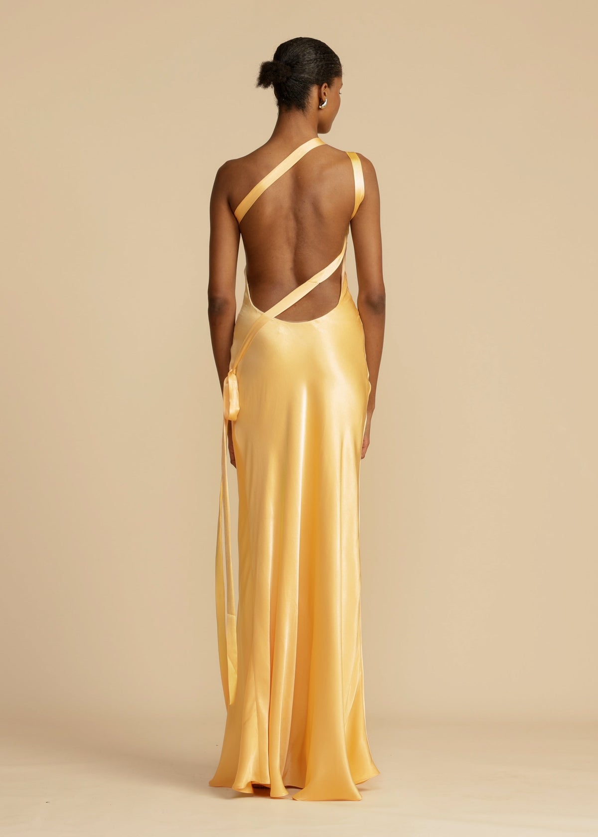 Selena | Women's Maxi Dress with Asymmetric Neck