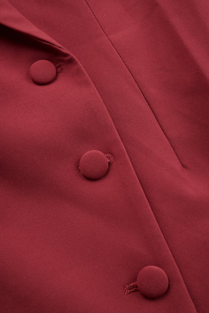 Camille | Women's Custom-Fit Blazer Midi Dress