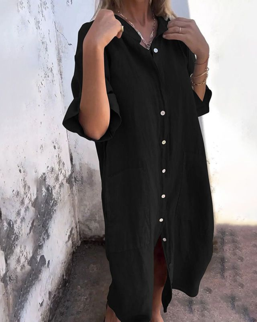 Meiva | Women's Shirt Long Maxi Dress