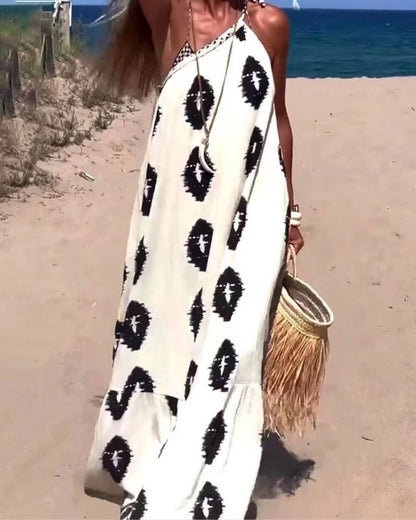 Sunshine | Women's One Shoulder Loose Maxi Dress